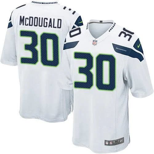 Men Seattle Seahawks #30 Bradley McDougald Nike White Game NFL Jersey